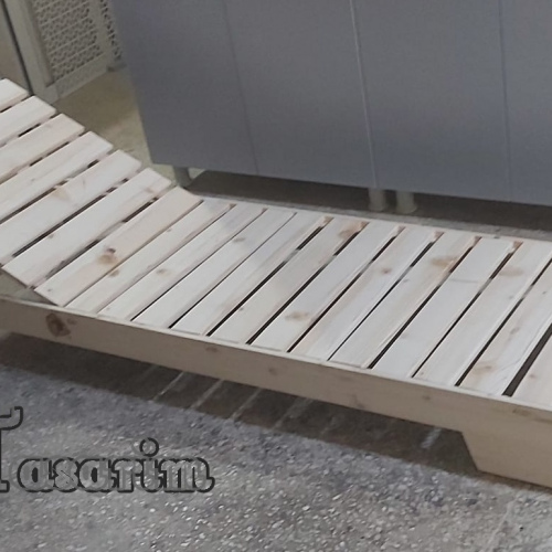 Ahşap Behce Havuz Ceviz Renk